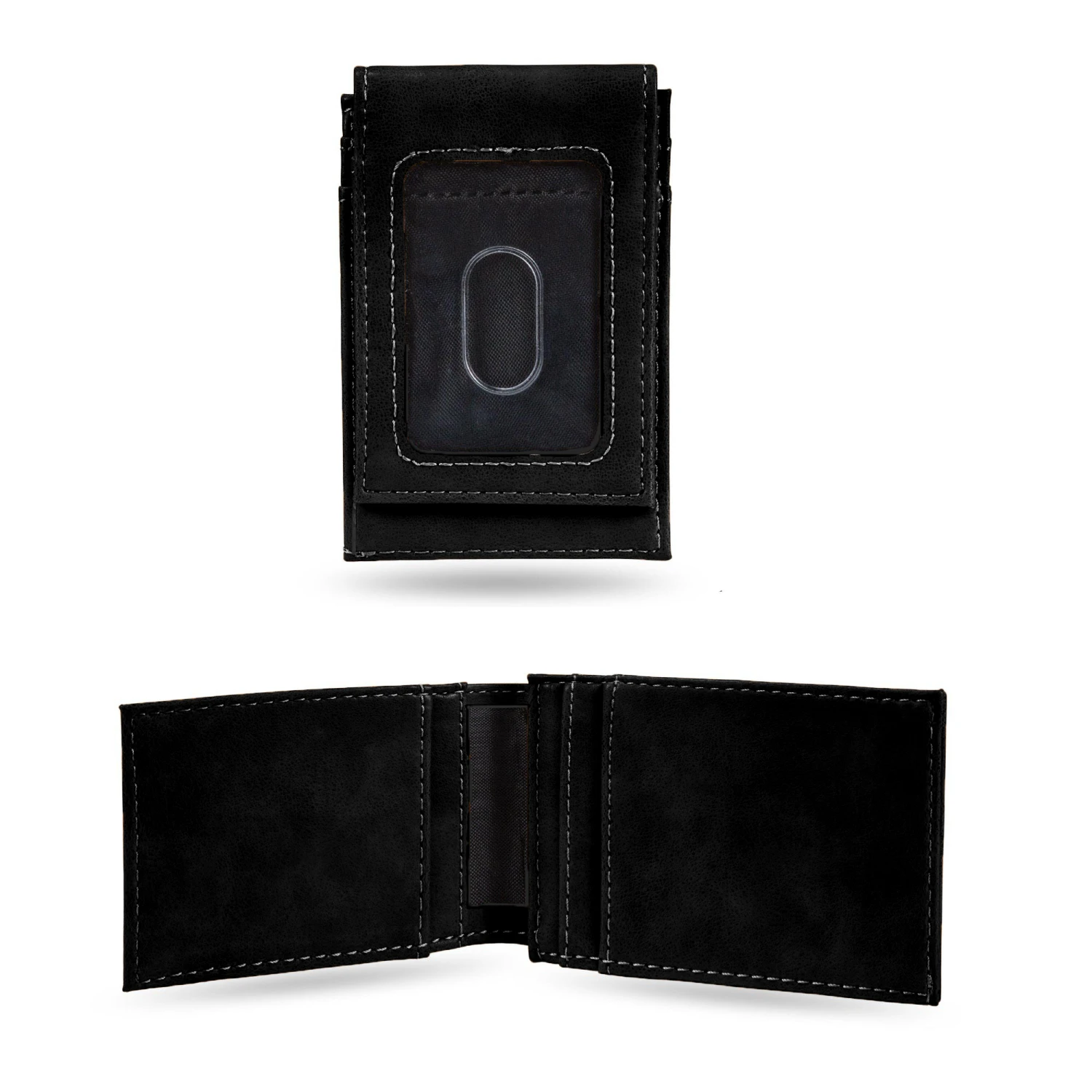 Rico NC State Wolfpack Black Laser Engraved Wolfhead Front Pocket Wallet(Nc State Wolfpack Black Laser Engraved Wolfhead Front Pocket Wallet) 2 Rico NC State Wolfpack Black Laser Engraved Wolfhead Front Pocket Wallet(Nc State Wolfpack Black Laser Engraved Wolfhead Front Pocket Wallet) - Image 2