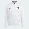 NC State Wolfpack Adidas 2025 White Wolfhead Elevated 1/4 Zip(Nc State Wolfpack Adidas 2025 White Wolfhead Elevated 1 4 Zip)