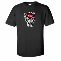 NC State Wolfpack Black Wolfhead T-Shirt(Nc State Wolfpack Black Wolfhead T Shirt 1)